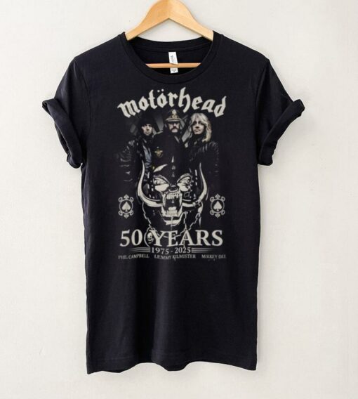 Motohead 50 Years 1975 2025 Thank You For The Memories T Shirt