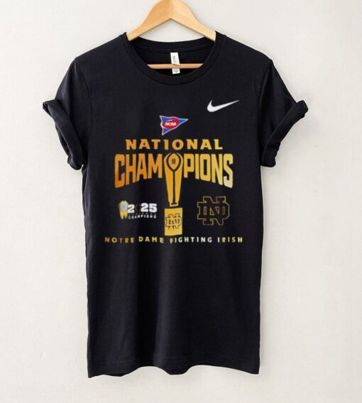 NCAA Notre Dame Fighting Irish 2025 National Champions shirt