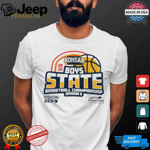NDHSAA 2025 Boys State Basketball Championship Division B shirt