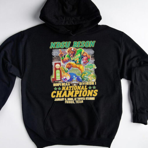 NDSU Bison 2025 NCAA DI National Champions January 6 Shirt