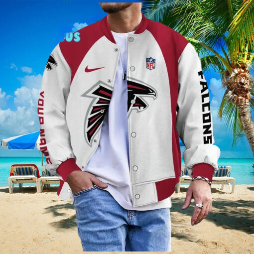 NFL Atlanta Falcons Personalized Baseball Jacket