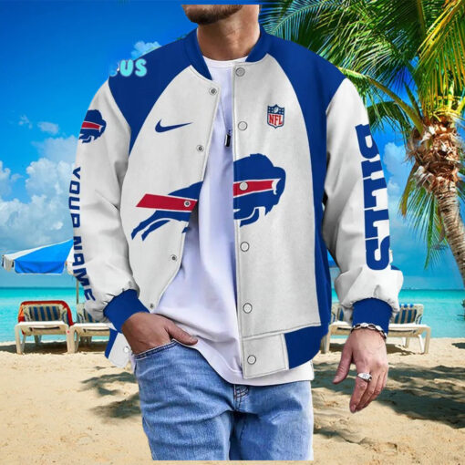 NFL Buffalo Bills Personalized Baseball Jacket