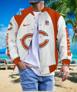 NFL Chicago Bears Personalized Baseball Jacket