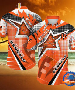 NFL Cincinnati Bengals Special Football Team Star Hawaiian Shirts
