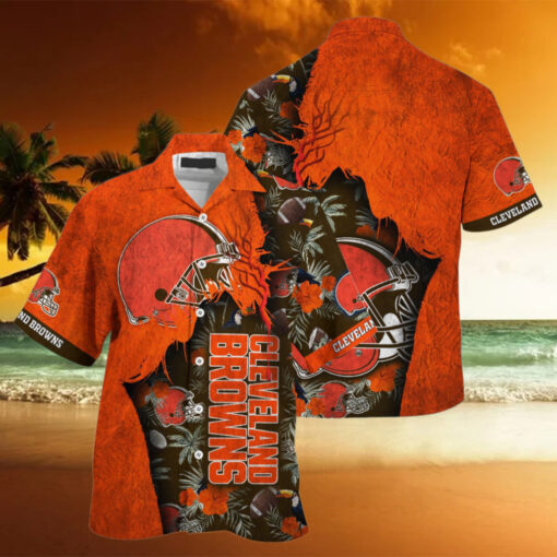 NFL Cleveland Browns Football Team Summer God Hawaii Shirt