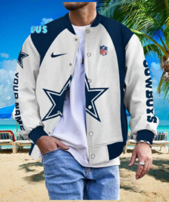 NFL Dallas Cowboys Personalized Baseball Jacket