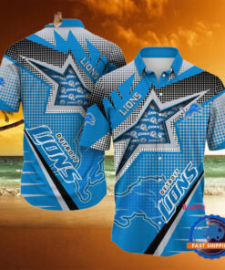 NFL Detroit Lions Special Football Team Star Hawaiian Shirts