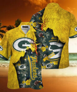 NFL Green Bay Packers Football Team Summer God Hawaii Shirt