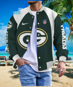 NFL Green Bay Packers Personalized Baseball Jacket