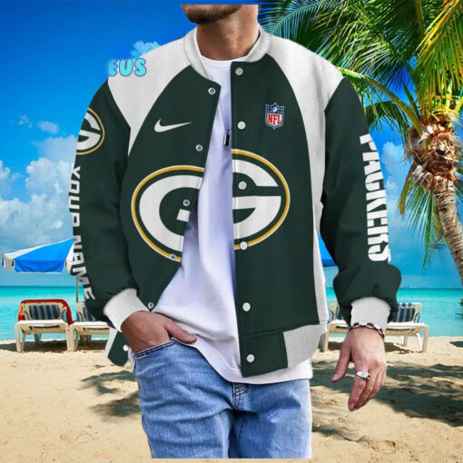 NFL Green Bay Packers Personalized Baseball Jacket