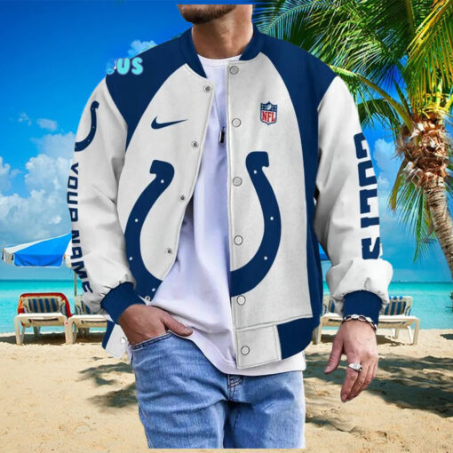 NFL Indianapolis Colts Personalized Baseball Jacket