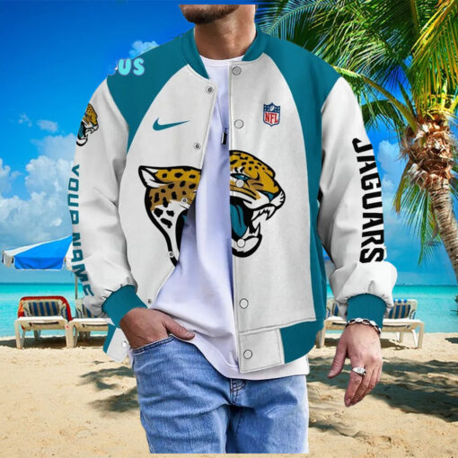 NFL Jacksonville Jaguars Personalized Baseball Jacket