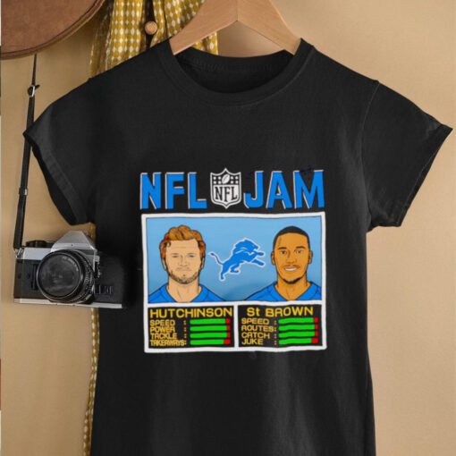 NFL Jam Lions Hutchinson and St. Brown shirt