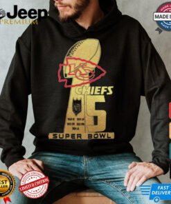 NFL Kansas City Chiefs 5 Super Bowl New Design T Shirt