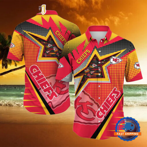 NFL Kansas City Chiefs Special Football Team Star Hawaiian Shirts