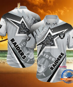 NFL Las Vegas Raiders Special Football Team Star Hawaiian Shirts