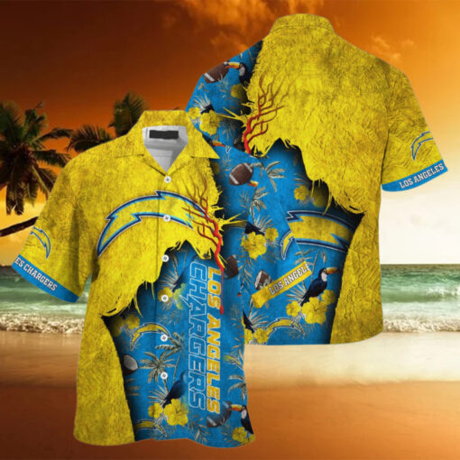 NFL Los Angeles Chargers Football Team Summer God Hawaii Shirt
