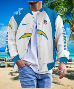 NFL Los Angeles Chargers Personalized Baseball Jacket