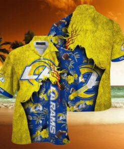 NFL Los Angeles Rams Football Team Summer God Hawaii Shirt