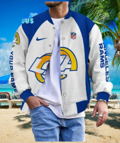 NFL Los Angeles Rams Personalized Baseball Jacket