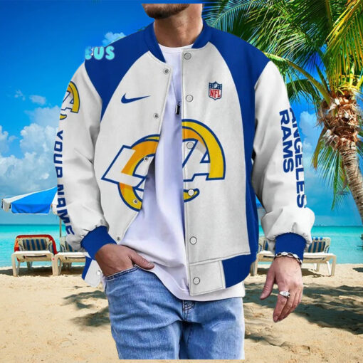 NFL Los Angeles Rams Personalized Baseball Jacket