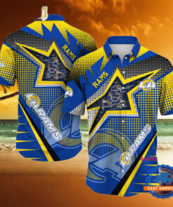 NFL Los Angeles Rams Special Football Team Star Hawaiian Shirts