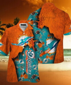 NFL Miami Dolphins Football Team Summer God Hawaii Shirt