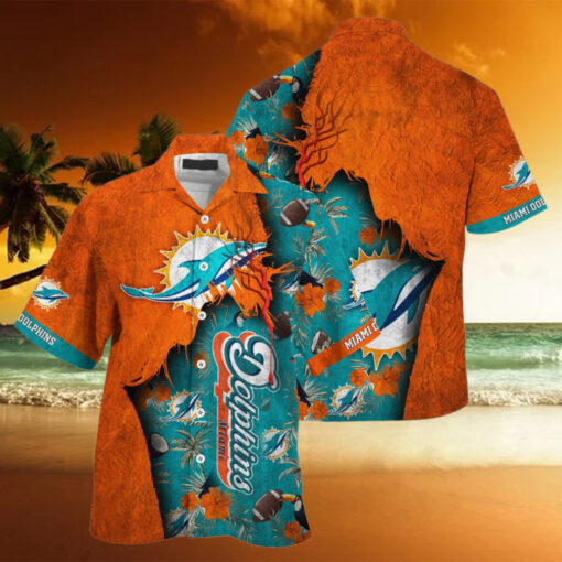 NFL Miami Dolphins Football Team Summer God Hawaii Shirt