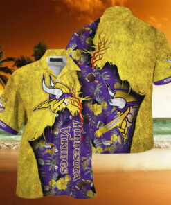 NFL Minnesota Vikings Football Team Summer God Hawaii Shirt