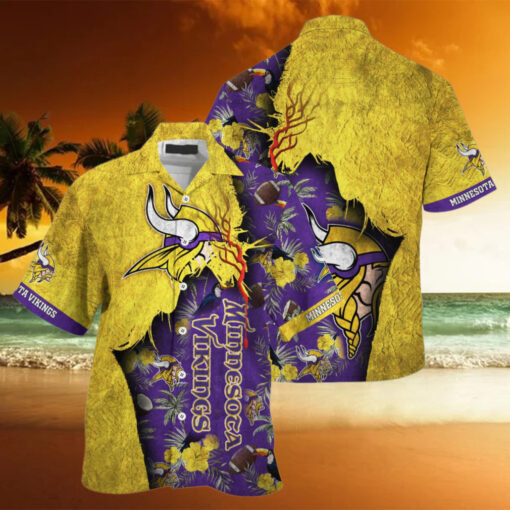 NFL Minnesota Vikings Football Team Summer God Hawaii Shirt