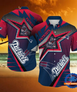 NFL New England Patriots Special Football Team Star Hawaiian Shirts