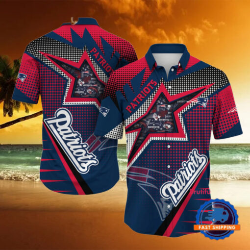 NFL New England Patriots Special Football Team Star Hawaiian Shirts