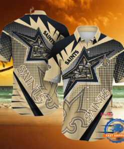 NFL New Orleans Saints Special Football Team Star Hawaiian Shirts