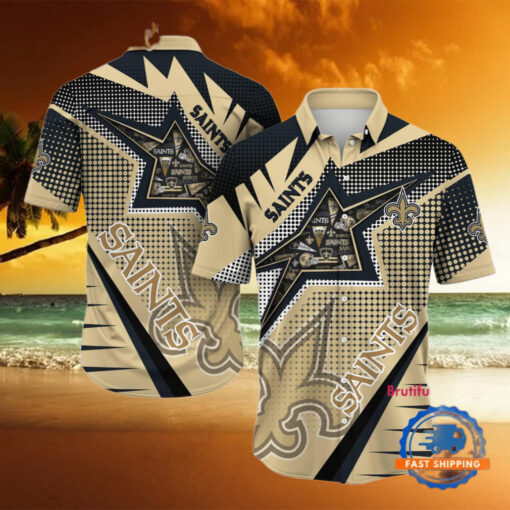 NFL New Orleans Saints Special Football Team Star Hawaiian Shirts