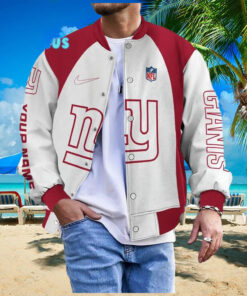 NFL New York Giants Personalized Baseball Jacket