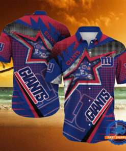 NFL New York Giants Special Football Team Star Hawaiian Shirts