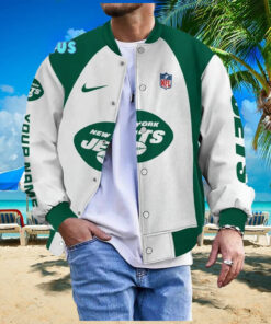 NFL New York Jets Personalized Baseball Jacket
