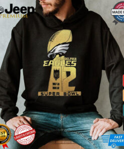 NFL Philadelphia Eagles 2 Super Bowl New Design T Shirt