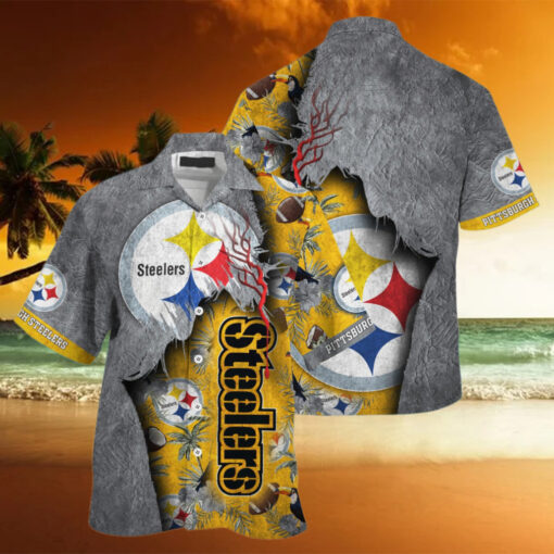 NFL Pittsburgh Steelers Football Team Summer God Hawaii Shirt