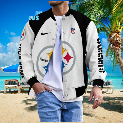 NFL Pittsburgh Steelers Personalized Baseball Jacket
