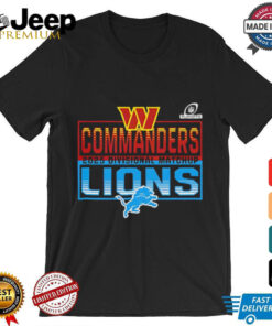 NFL Playoffs Washington Commanders Head To Head Detroit Lions 2025 shirt
