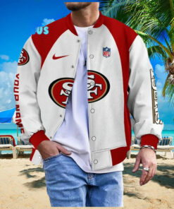 NFL San Francisco 49ers Personalized Baseball Jacket
