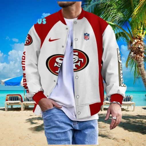 NFL San Francisco 49ers Personalized Baseball Jacket