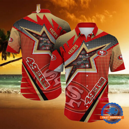 NFL San Francisco 49ers Special Football Team Star Hawaiian Shirts