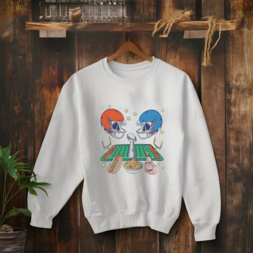 NFL Super Bowl LIX 2025 head to head fast food shirt
