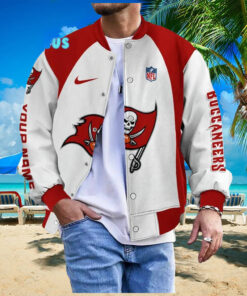 NFL Tampa Bay Buccaneers Personalized Baseball Jacket