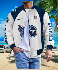NFL Tennessee Titans Personalized Baseball Jacket