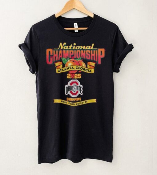 National Championship Atlanta, Georgia 2025 Champions Ohio State Buckeyes Shirt