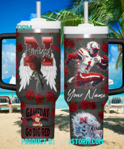 Nebraska Cornhuskers Go Big Red Personalized Stanley Tumbler