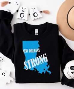 New Orleans Map Nola Strong 2025 T Shirt